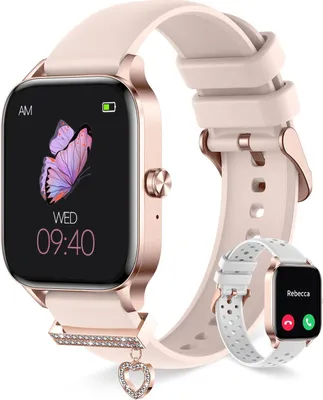 Produktbild von 1,85" HD Touchscreen Smart Watch mit 100+ Sportmodi Sportuhr Fitnessuhr mit Schrittzähler Herzfrequenzmonitor Schlafmonitor AI-Sprachassistent