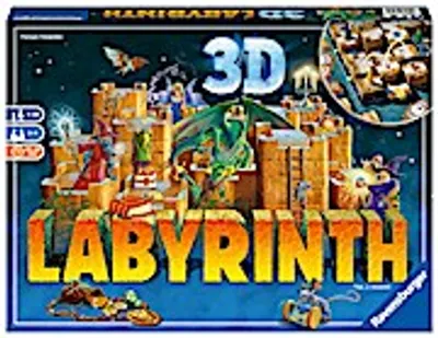 Produktbild von Das verrückte Labyrinth 3D Brettspiel für 2-4 Spieler, Spieldauer 20-30 Min.
