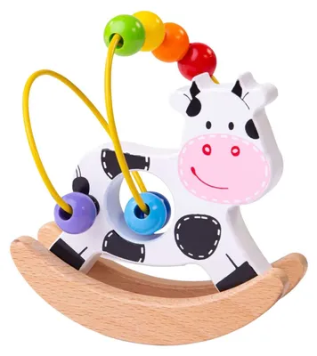 Obrázok produktu pre Bigjigs Detská motorická hojdačka Labyrint Cowgirl