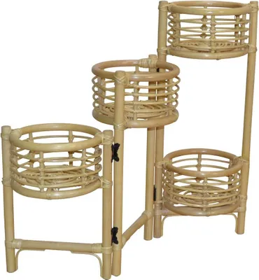 Produktbild von Rattan Blumenständer aus Rattanrohr in beige