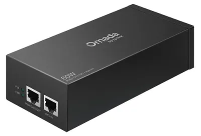 Image de Injecteur PoE++ de 60W, Gigabit, compatible IEEE 802.3af/at/bt, avec 2 ports