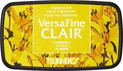 Zdjęcie produktu dla Tusz pigmentowy Tsukineko Versafine Clair - Cheerfull - żółty