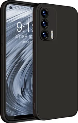 Produktbild von OPPO Realme V15 Hülle, LaimTop Slim Liquid Silikon Gel Gummi Schutzhülle für OPPO Realme V15 Schwarz