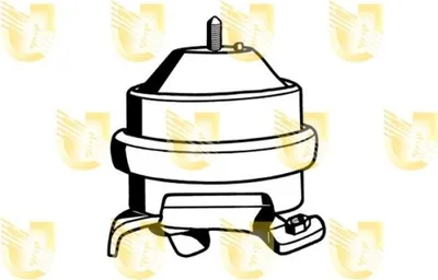 Produktbild von UNIGOM Motorlager Hydrolager Vorne für VW GOLF II (19E, 1G1) 396822