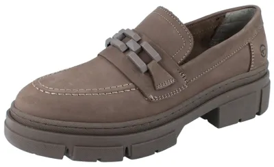 Produktbild von TAMARIS Damen Slipper braun Leder - Größe: 37