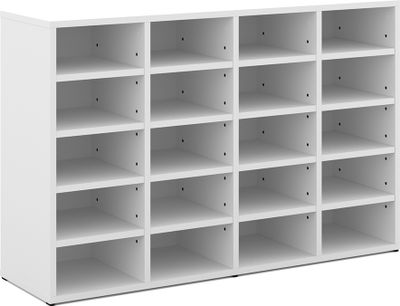 Vicco Schuhschrank Lysander, 104 x 66 cm, Weiß