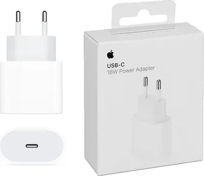 Obrázok produktu pre Apple - MU7V2ZM/A - Napájací adaptér 18 W - USB Type-C- Biely