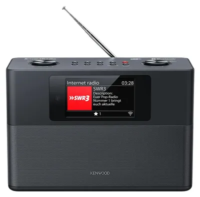 Image de Kenwood CR-ST200S-B Internetradio schwarz DAB+ / UKW-RDS, Farbdisplay, Bluetooth