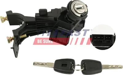 Produktbild von Zündschloss Lenkschloss für Fiat Doblo Grande Punto Opel Combo 51928526 51865543