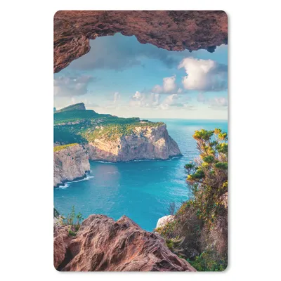 Produktbild von MuchoWow® Mauspad Mousepad Höhle - Natur - Meer - Landschaft 40x60 cm - Mousepads - Maus Mat - Pad - Mausunterlage - Schreibtisch Accesoire