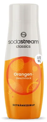Zdjęcie produktu dla SodaStream Classics Orange, Syrop do saturowania, Pomarańczowy, Pomarańczowy, 440 ml, 7 l, 1 szt.