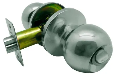 Image de Bouton De Porte Boule Inox Pp07 Condamnation, Acier Inoxydable, Finition Inox - Micel