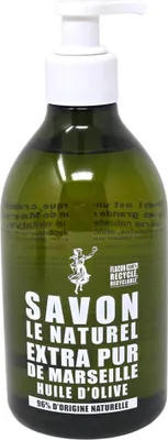 Produktbild von Savon Le Naturel Extra Pur Flüssigseife mit Olivenöl 500ml – Sanfte Pflege & Duft