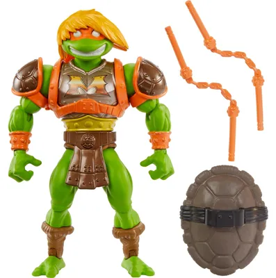 Immagine prodotto di MOTU x TMNT: Tartarughe di Grayskull Actionfigur Michelangelo 14 cm
