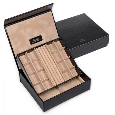 Produktbild von N3.000.290443 - Schmuckbox Nora new classic schwarz