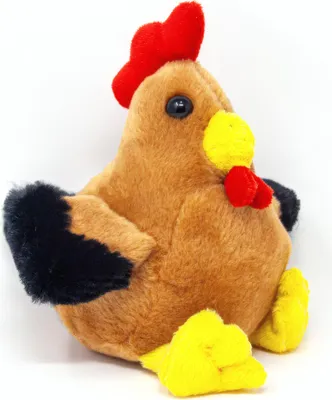 Image de Cornelissen - Peluche - Poule assise - 15 cm
