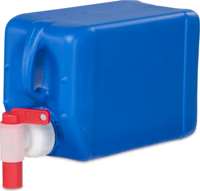 Produktbild von 2,5 Liter Wasserkanister Kunststoffkanister Camping & Outdoor Farbe blau + Auslaufhahn (1x2,5knb + H.45)