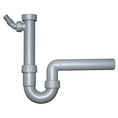 Produktbild von Haas PP-Spülensiphon 1 1/2" Greta mit einem WS-Anschluss, aus 100 % Recyclingmaterial