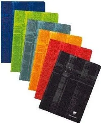 Produktbild von Clairefontaine - Notizbuch 165x210mm Linie 72 Seiten 80gr sortiert | 10 Stück