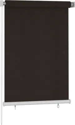 Zdjęcie produktu dla vidaXL Roleta zewnętrzna 100x140 cm brązowa HDPE