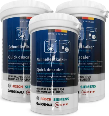 Produktbild von Schnellentkalker 3x Packung Bosch Siemens 00311506 für Waschmaschine und Spülmaschine