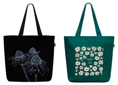 Image de Grand sac à bandoulière en toile avec compartiment intérieur pour femmes