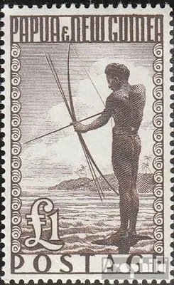 Produktbild von Briefmarken Papua-Neuguinea 1952 Mi 23 gestempelt Ansichten