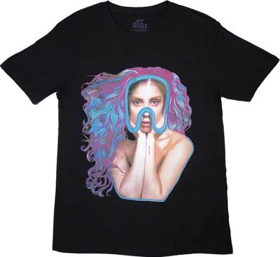Produktbild von Lady Gaga - T-Shirt für Herren/Damen Uni RO12466 (XL) (Schwarz)