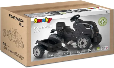 Produktbild von Smoby 710131, Traktor, 3 Jahr(e), Kunststoff, Schwarz, Grau