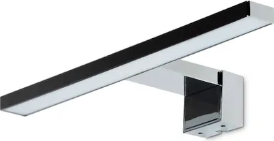 A modern LED light fixture designed for bathrooms, likely for mounting above a mirror.