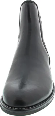Produktbild von MARCO TOZZI Damen Stiefelette Leder Chelsea Boot flach Stretch 2-25366-41, Größe:39 EU, Farbe:Schwarz