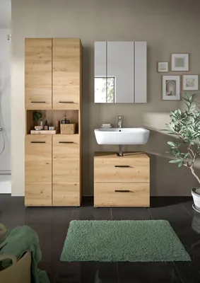 Produktbild von Badezimmer-Set >Ice< in artisan oak - 135x185x30cm (BxHxT)