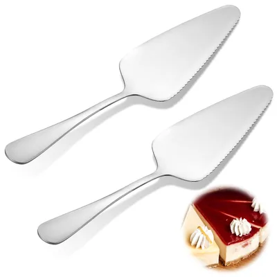 Kuchenschaufel-Set 2er, Edelstahl, Tortenmesser, 22,5 cm