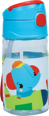 Productafbeelding van Fisher-Price dierenfles van plastic met lus, 350 ml