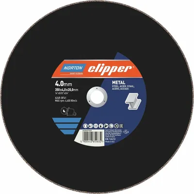 Produktbild von Norton Clipper Trennscheibe Metall A24R 350x4,0x20 mm 66253371527
