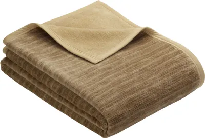 Produktbild von IBENA Wohndecke JACQUARD FANO BL 150x200 cm gelb Decke Kuscheldecke