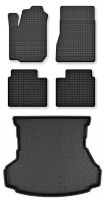 Immagine prodotto di Tappetini a vasca + bagagliaio per Toyota Avensis III T27 2009-2018 5 pezzi – Wielganizator Semi-Universal