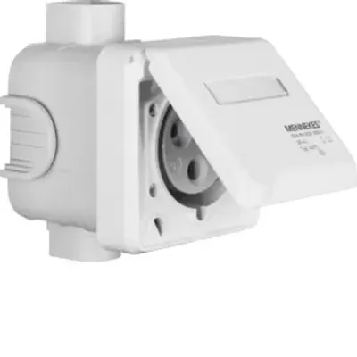 Zdjęcie produktu dla Berker 578601, 3P, Biały, IP44, 250 V, 32 A, 50/60 Hz