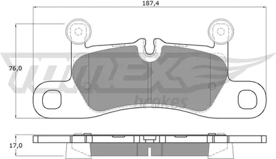 Produktbild von TOMEX brakes Bremsbeläge Satz Hinten Bremsklötze für VW Touareg (7P5, 7P6) TX 19-26
