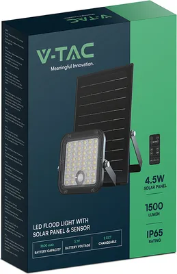 Immagine prodotto di V-TAC VT-411CCT 23756 LED floodlight, Solar panel 10 W