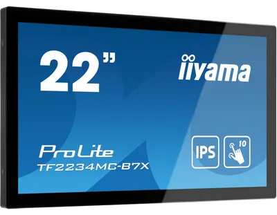 Produktbild von iiyama ProLite TF2234MC-B7X, 54,6 cm (21.5"), 1920 x 1080 Pixel, Full HD, LED, 8 ms, Schwarz