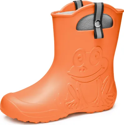 Image de Bottes de pluie pour femme ultra-légères en EVA, doublées, modèle LA-CA-FrogWom265 (orange (151c), 38/39)