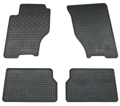 Gummifußmatten Set 4-teilig für Kia Sorento 1 (2004-2009), schwarz