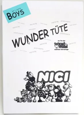 Produktbild von Knoepfchens - Wundertüte XL Boys, ca. 33x23x5cm, nur Nici-Artikel - 60592