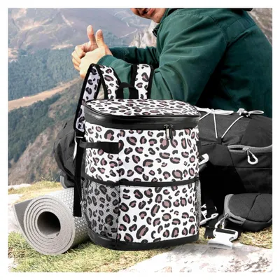 Produktbild von Isolierte Kühltasche aus Oxford-Stoff für Arbeit, Auto, Reisen, Picknick, Strand, Camping, Golf, Angeln, Bauarbeiten