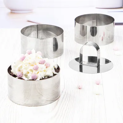 Produktbild von Dessertring - Set 4 - tlg., rund