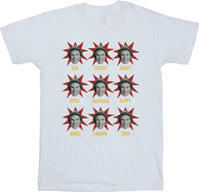 Image de Elf - "Many Moods Of Buddy" T-shirt pour homme BI24142 (3XL) (Blanc)