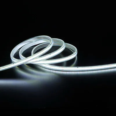 Produktbild von LED-Streifen COB, 25 Meter, AC 296 LED/Meter, 220V, 10W/Meter, IP65, Kaltweiß, 6000K - 8000K