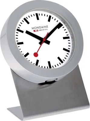 Productafbeelding van Mondaine Magnet horloge - Officiële Zwitserse stationsklok - Ø 50 mm
