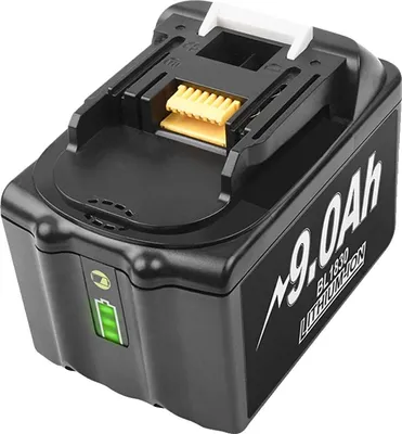 Zdjęcie produktu dla Zamiennik akumulatora do elektronarzędzi, pojemność 9000 mAh, napięcie 18 V, 1X akumulator 9,0 Ah
